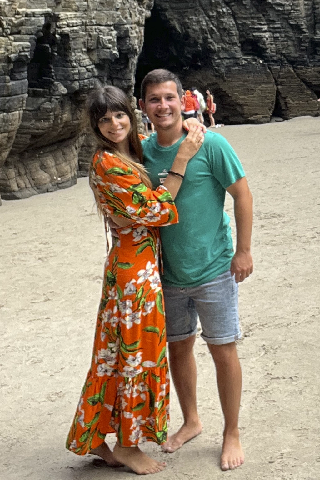 Beautiful Bride & Groom at sunset